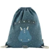 Mini Rugzakken|Kleine Rugzakken>Trixie Mr. Triceratops Drawstring Bag dark blue