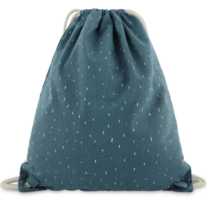 Mini Rugzakken|Kleine Rugzakken>Trixie Mr. Triceratops Drawstring Bag dark blue