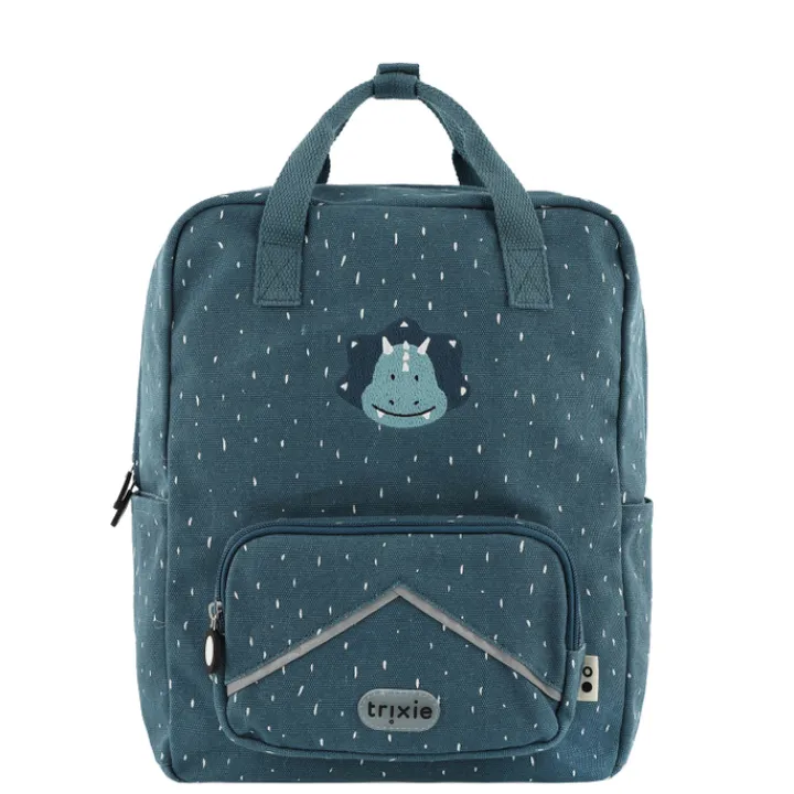 Peuter Rugzakken|Kinderrugzakken>Trixie Mr. Triceratops Large Backpack dark blue