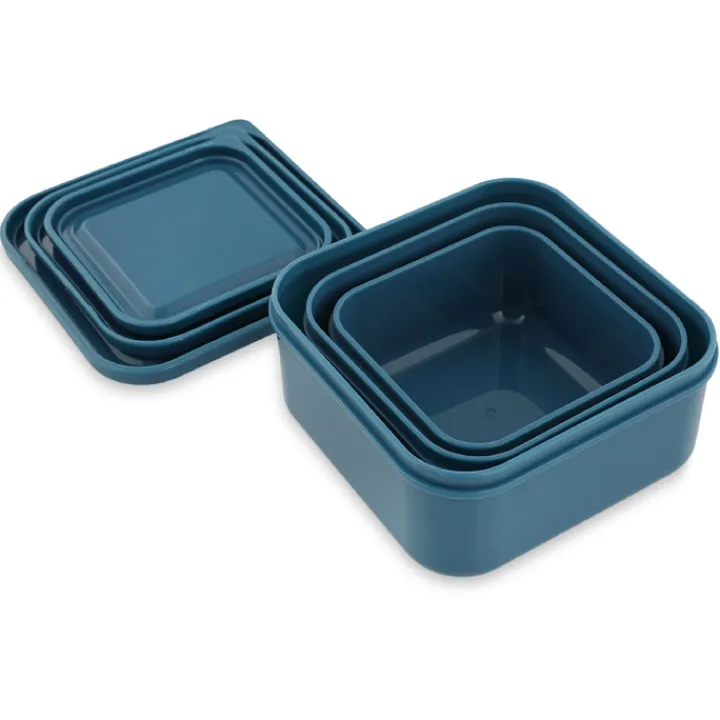 Lunchboxen>Trixie Mr. Triceratops Snackbox 3pc dark blue