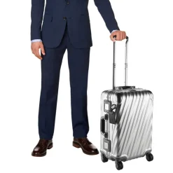 Handbagage Trolleys|Reistrolleys>Tumi 19 Degree Aluminium International Carry-On silver