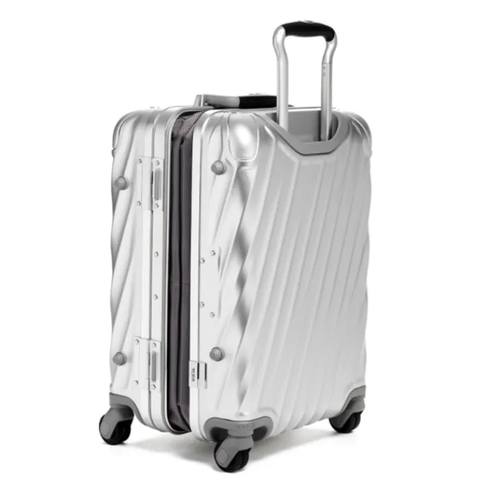 Transavia Trolleys|Klm Trolleys>Tumi 19 Degree Aluminium International Expandable Carry-On silver