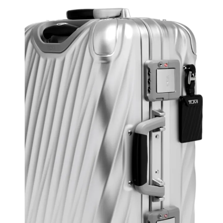 Transavia Trolleys|Klm Trolleys>Tumi 19 Degree Aluminium International Expandable Carry-On silver