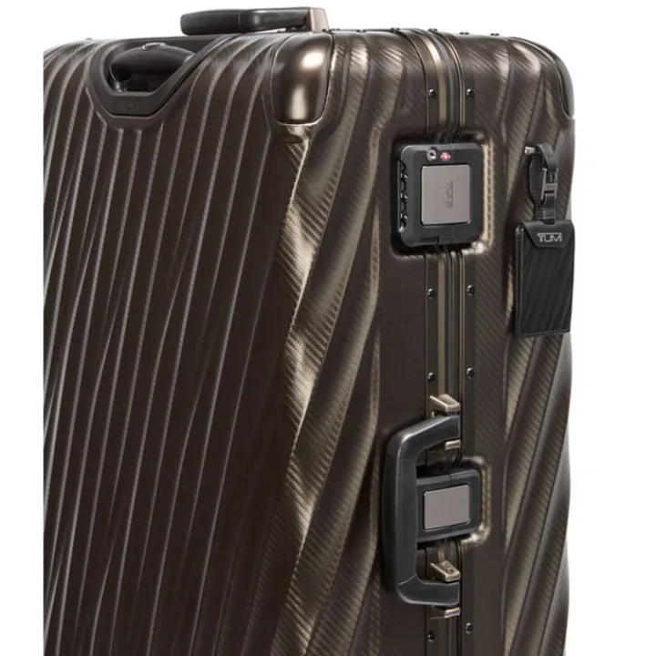 Reistrolleys|Reiskoffers>Tumi 19 Degree Aluminum Extended Trip P/C textured gunmetal