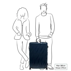 Reistrolleys|Reiskoffers>Tumi 19 Degree Extended Trip Expandable 4 Wheel Trolley navy