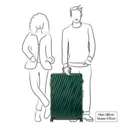 Reistrolleys|Reiskoffers>Tumi 19 Degree Extended Trip Expandable 4 Wheel Trolley hunter green