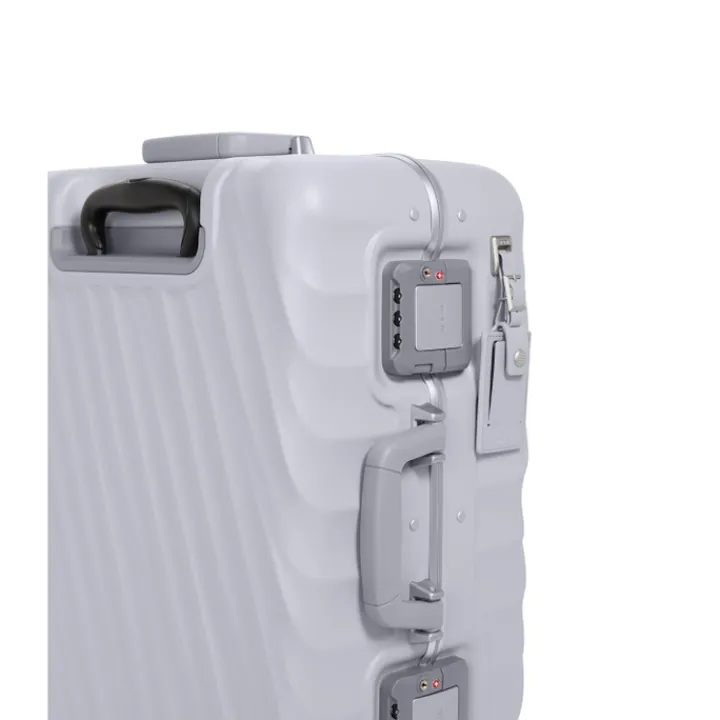 Transavia Trolleys|Handbagage Trolleys>Tumi 19 Degree Frame Contl 4 Whl C/O pearl grey texture