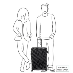Reistrolleys|Reiskoffers>Tumi 19 Degree Short Trip Expandable 4 Wheeled Packing Case black