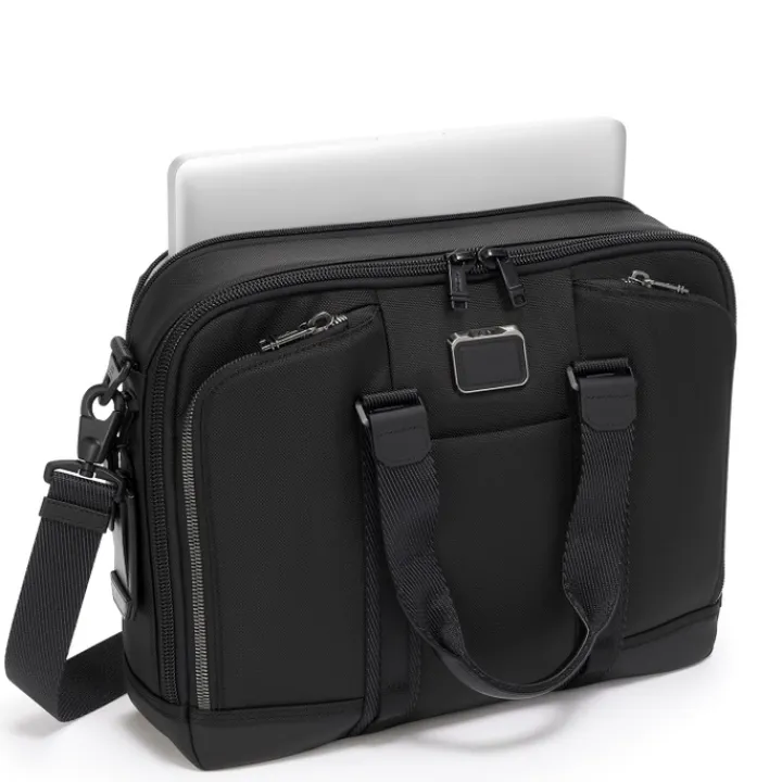 Herentassen|15 Inch Laptoptassen>Tumi Alpha Bravo Albany Advanced Brief black