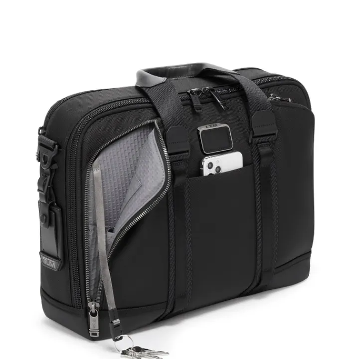 Herentassen|15 Inch Laptoptassen>Tumi Alpha Bravo Albany Advanced Brief black