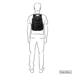 Daypack|15 Inch Laptoptassen>Tumi Alpha Bravo Nathan Navigation Backpack Leather black