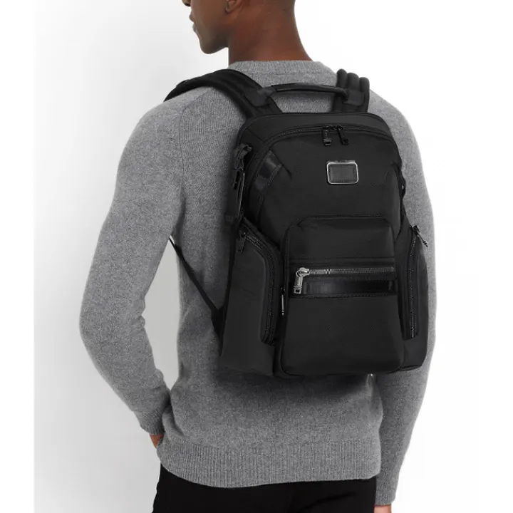 Daypack|15 Inch Laptoptassen>Tumi Alpha Bravo Nathan Navigation Backpack black