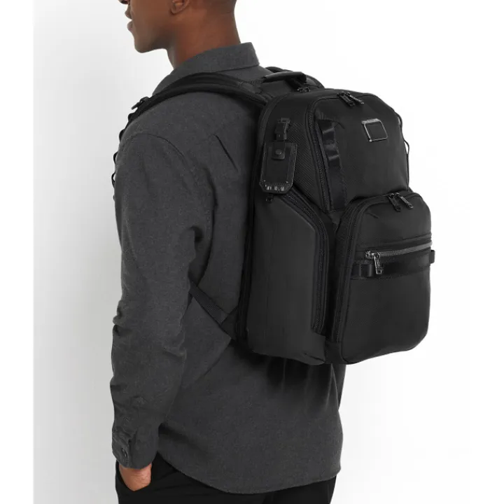 Daypack|15 Inch Laptoptassen>Tumi Alpha Bravo Sheppard Search Backpack black