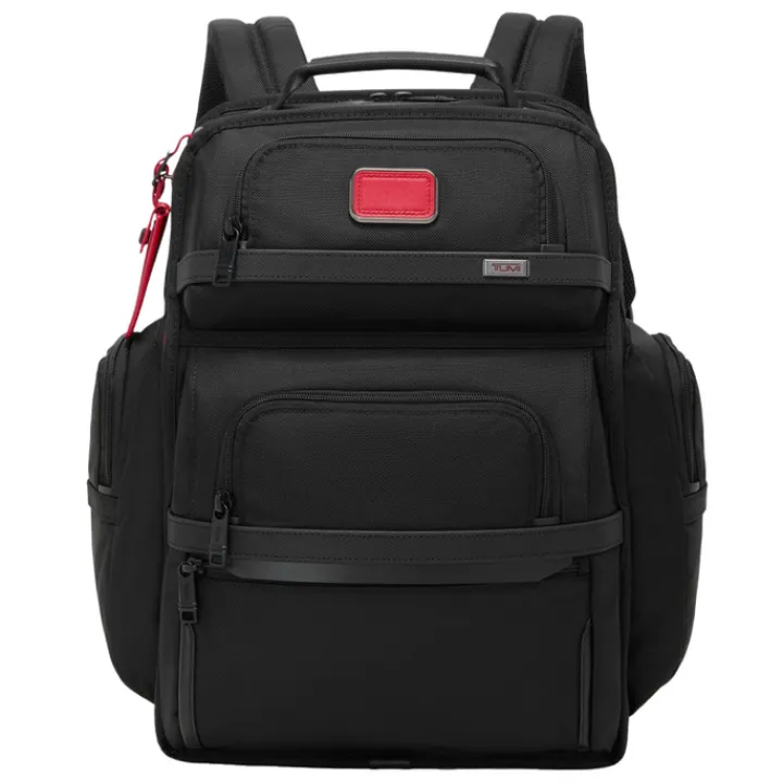 Heren Rugzakken|Dames Rugzakken>Tumi Alpha Brief Pack Backpack black/red