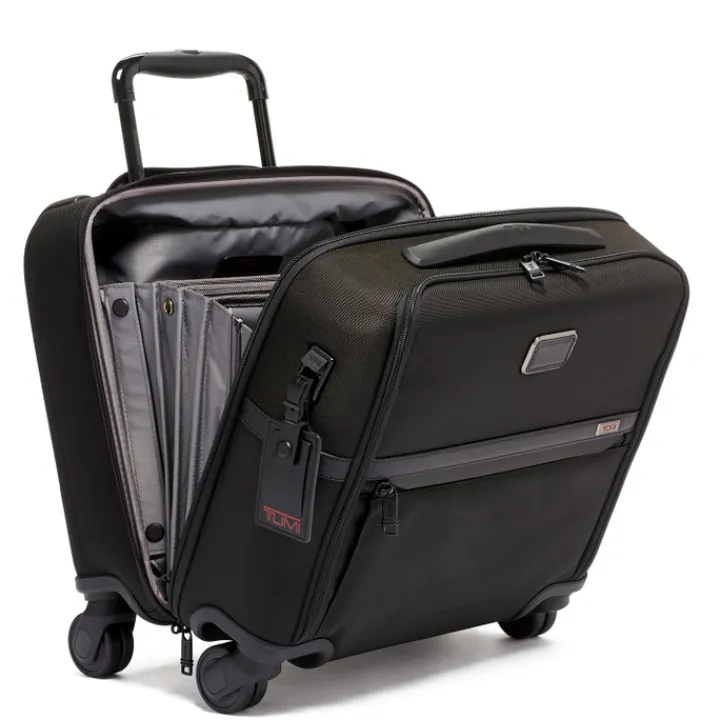 Handbagage Trolleys|Reistrolleys>Tumi Alpha Compact 4 Wheel Brief black II