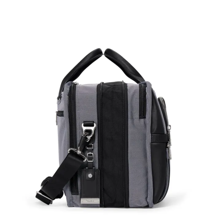 Herentassen|15 Inch Laptoptassen>Tumi Alpha EXP Org Laptop Brief meteor grey