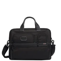 Herentassen|15 Inch Laptoptassen>Tumi Alpha Expandable Organizer Laptop Brief black