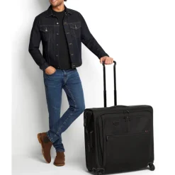 Reistrolleys|Reiskoffers>Tumi Alpha Extended Trip 4 Wheel Garment Bag black
