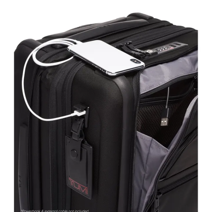 Handbagage Trolleys|Reistrolleys>Tumi Alpha International Expandable 4 Wheel Carry-On black