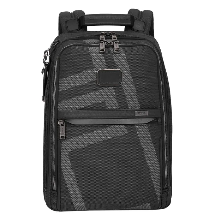 Daypack|14 Inch Laptoptassen>Tumi Alpha Slim Backpack reflective jacquard