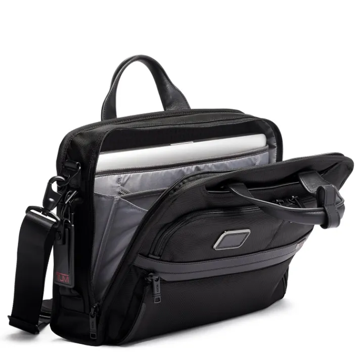 Herentassen|15 Inch Laptoptassen>Tumi Alpha Slim Three Way Brief black