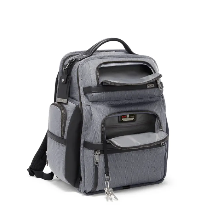 15 Inch Laptoptassen|Laptop Rugzakken>Tumi Alpha Brief Pack meteor grey