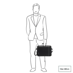 Herentassen|15 Inch Laptoptassen>Tumi Arrivé Hannover Slim Briefcase black