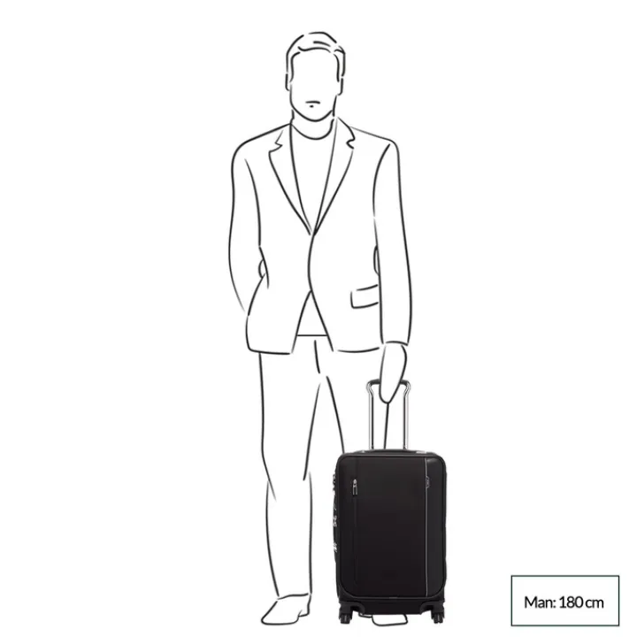 Handbagage Trolleys|Reistrolleys>Tumi Arrivé International Dual Access 4 Wheels black