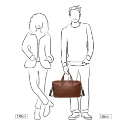 Kleine Reistassen|Handbagage Reistassen>Tumi Harrison Nelson Duffel cognac