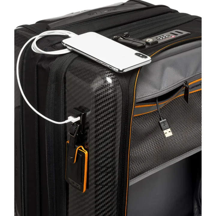 Handbagage Trolleys|Reistrolleys>Tumi McLaren Aero International Expandable 4 Wheel Carry-On black