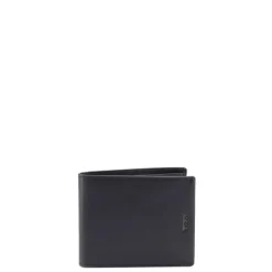 Kleine Portemonnees|Leren Portemonnees>Tumi Nassau SLG Global Double Billfold black smooth