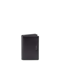 Mini Portemonnees|Kleine Portemonnees>Tumi Nassau SLG Gusseted Card Case black smooth
