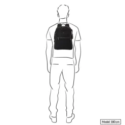 Daypack|13 Inch Laptoptassen>Tumi Voyageur Halsey Backpack black/gunmetal