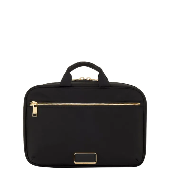 Toilettassen|Make-Up Tasjes>Tumi Voyageur Madeline Cosmetic black/gold