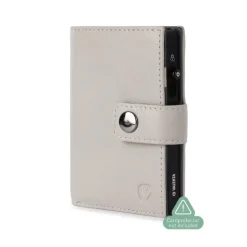 Pasjeshouders|Creditcardhouders>Valenta Card Wallet Leather MagSafe Luxe off white