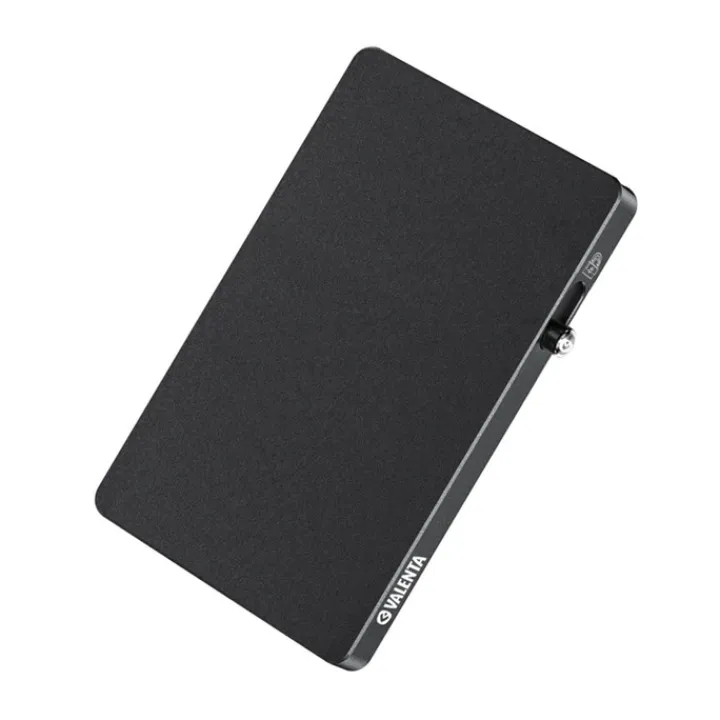 Pasjeshouders|Creditcardhouders>Valenta Card Wallet Leather MagSafe Luxe graphite grey