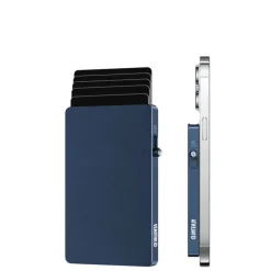 Pasjeshouders|Creditcardhouders>Valenta Cardprotector Aluminium Magsafe blue titanium