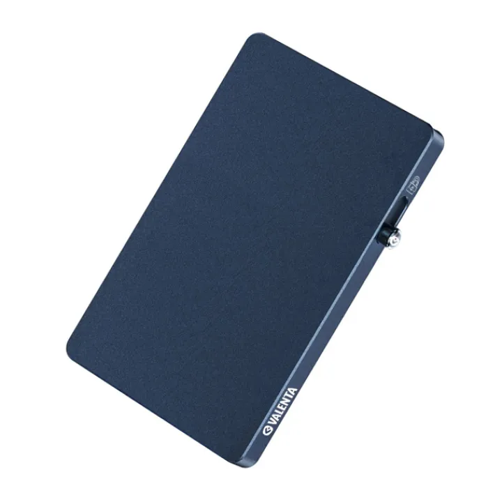 Pasjeshouders|Creditcardhouders>Valenta Cardprotector Aluminium Magsafe blue titanium