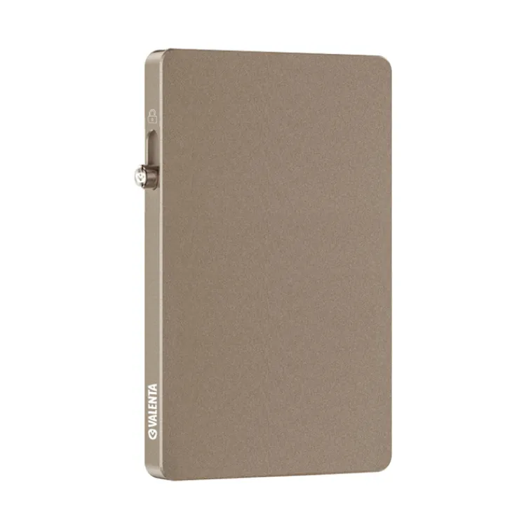 Pasjeshouders|Creditcardhouders>Valenta Cardprotector Aluminium Magsafe natural titanium