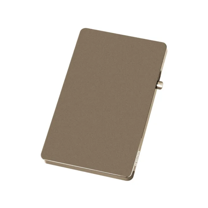 Pasjeshouders|Creditcardhouders>Valenta Cardprotector Aluminium Magsafe natural titanium