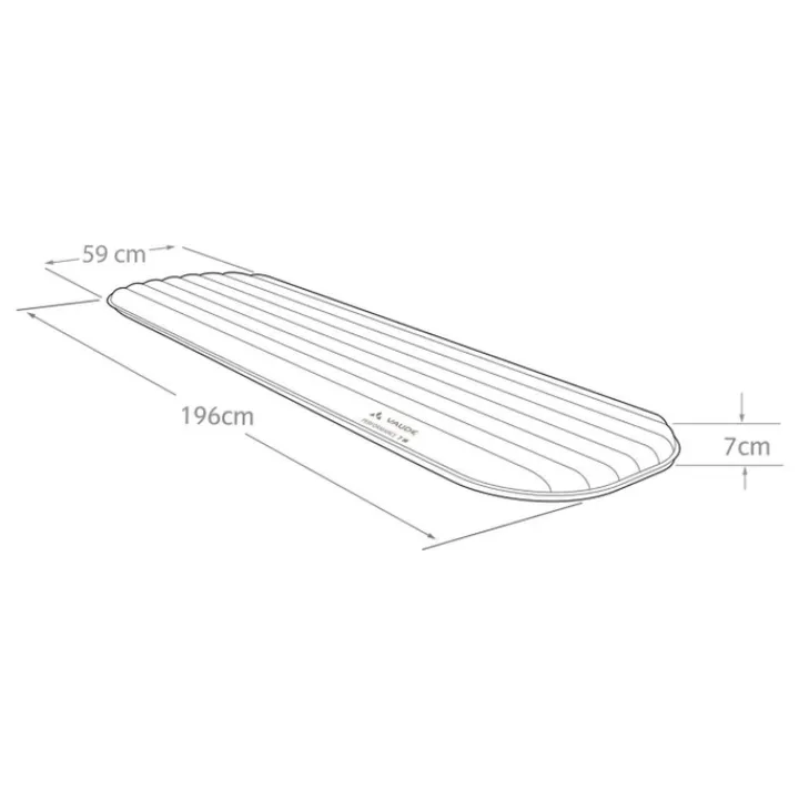 Slaapzakken>Vaude Performance Sleeping Pad 7 L redwood