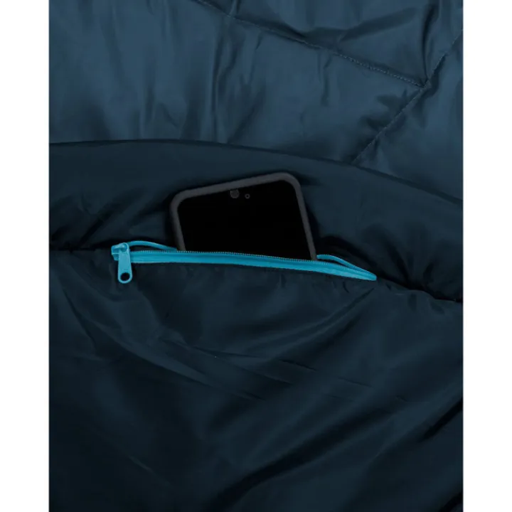 Slaapzakken>Vaude Sioux Sleepingbag 100 II SYN Zip Right baltic sea