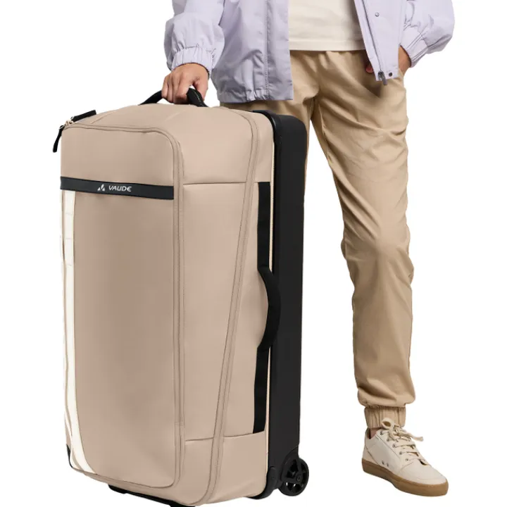 Zachte Koffers|Harde Koffers>Vaude Takutea Wheels Trolley 90 linen