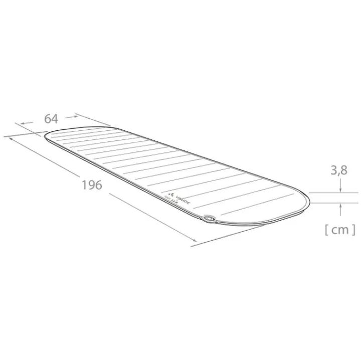 Slaapzakken>Vaude Tour Sleeping Pad 3.8 L redwood