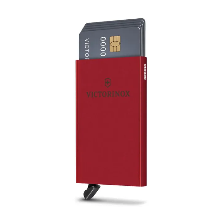 Rfid Portemonnees|Kleine Portemonnees>Victorinox Altius Secrid Essential Card Wallet red