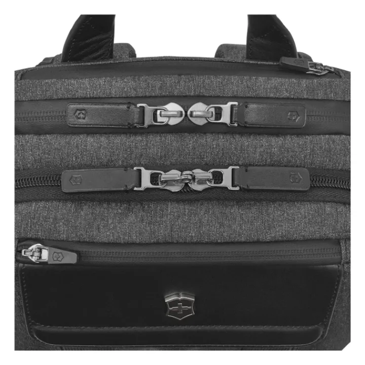 Daypack|15 Inch Laptoptassen>Victorinox Architecture Urban2 Deluxe Backpack melange grey/black