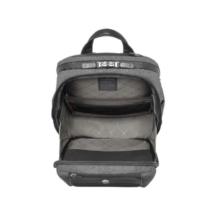 Daypack|15 Inch Laptoptassen>Victorinox Architecture Urban2 Deluxe Backpack melange grey/black