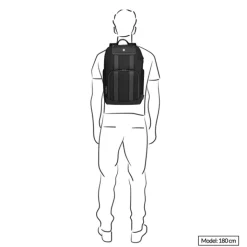 15 Inch Laptoptassen|Laptop Rugzakken>Victorinox Architecture Urban2 Deluxe Backpack Ballistic Nylon black
