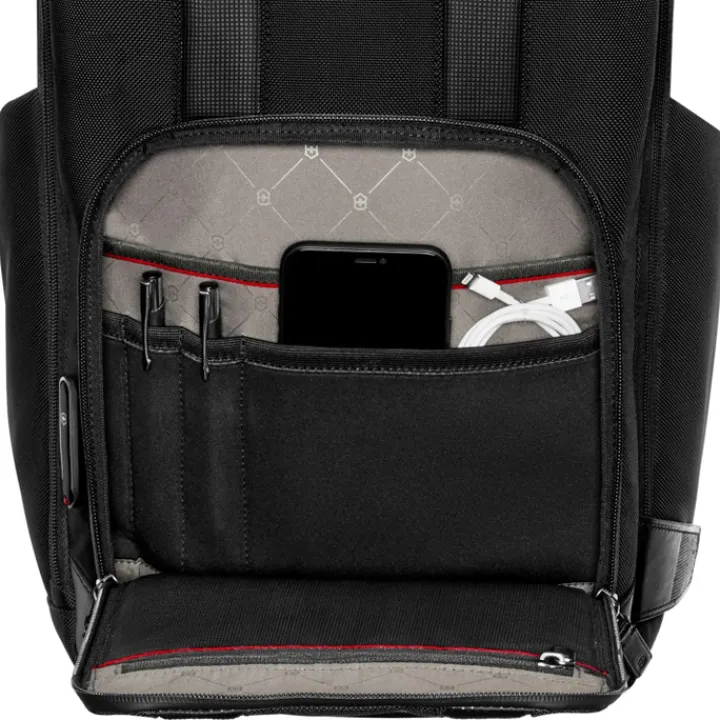15 Inch Laptoptassen|Laptop Rugzakken>Victorinox Architecture Urban2 Deluxe Backpack Ballistic Nylon black