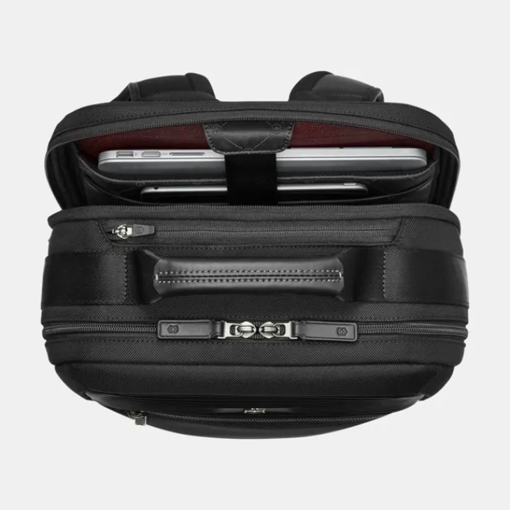 Daypack|15.6 Inch Laptoptassen>Victorinox Mythic Deluxe Backpack black